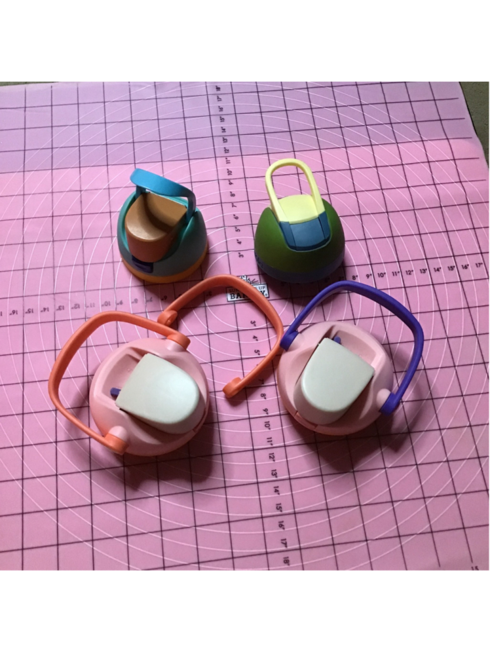 4 Owala Water Bottle Replacement Lids Set Multicolor